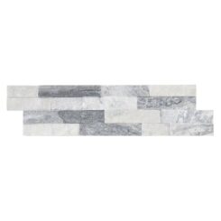 Quartzito Branco/Cinza 15x55cm