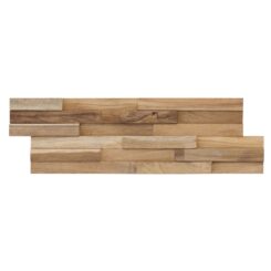 Painel decorativo Teca Retângulos 24 - 55x18cm