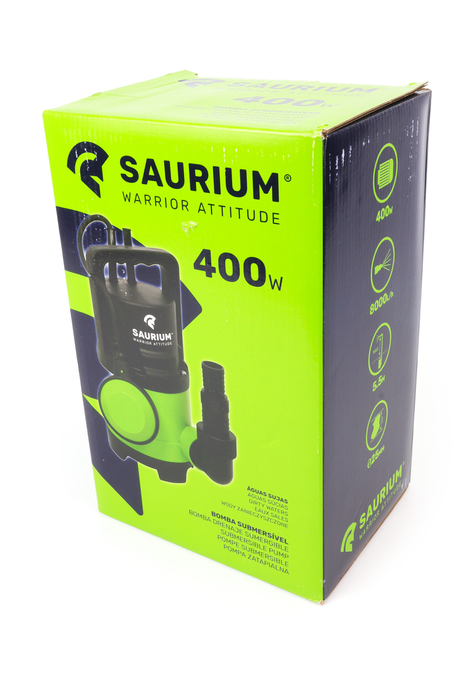 Bomba Submersível para Águas Sujas 400W Saurium - Image 4