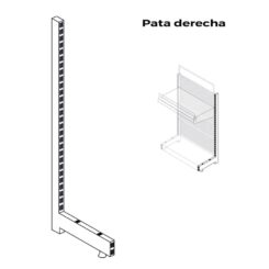 Pé direito para expositor 00036