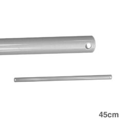 EDM Tubo de extensão cromado de 45cm para ventilador de teto