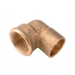 Cotovelo feminino 90 1/2" x 18 mm latão