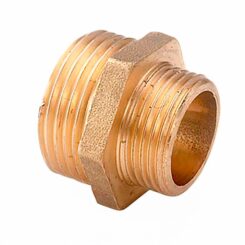 Contra-rosca reduzida de 1/2" x 1" latão