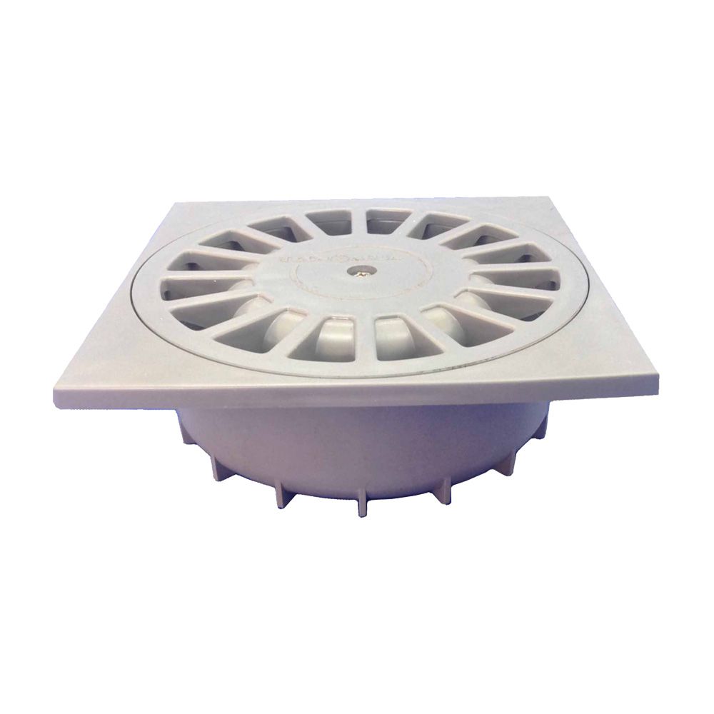 Sifão vertical PVC T-88, 105 x 105 x 44 mm / Ø40 mm