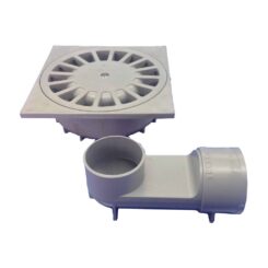 Sifão PVC dreno 360º T-88 VH, 150 x 150 x 50,5 mm / Ø50 mm