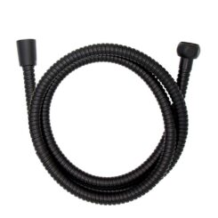 Mangueira de duche de aço inoxidável 150 cm preta