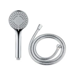 Conjunto de duche básico, cabeça de 5 funções + mangueira de 150 cm