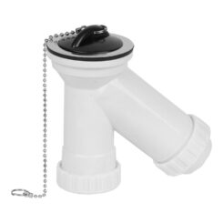 MIRTAK Sifão "e" 1" 1/2" completo. com tampa e corrente