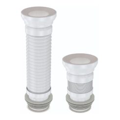 Manga extensível para vaso sanitário de 150 a 200 mm