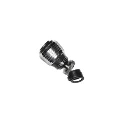 METALTEX Toque no atomizador. 2 funções. com junta esférica. 5,5cm cromado. (embalagem)