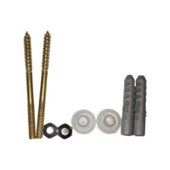 EDM Conjunto de parafusos de latão para sanita m5x75mm (embalado)