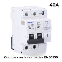 IGA 2P 40A C 10KA proteção de sobretensão permanente cumpre normativa EN-50550 e transitório 5-15KA 275V