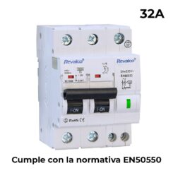 IGA 2P 32A C 10KA - proteção sobretensão permanente cumpre a normativa EN-50550