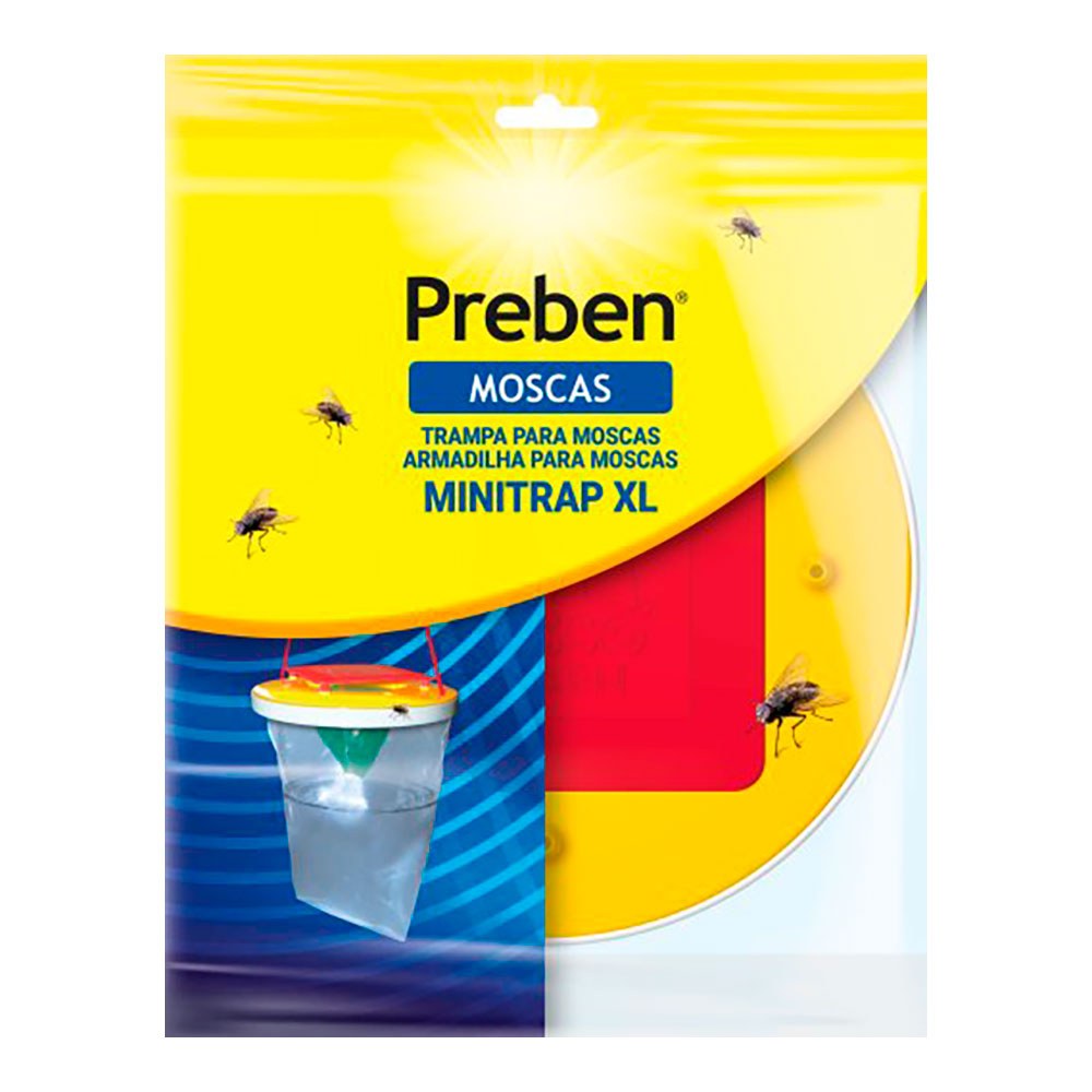 Mini-trap armadilha mata-moscas para exterior preben