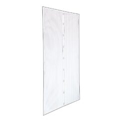 Mosquiteiro com moldura magnética, branco, 140 x 240 cm, 2 peças de 70 x 240 cm