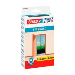 Mosquitera adhesiva para puertas, blanca, 65 x 220 cm, 2 uds