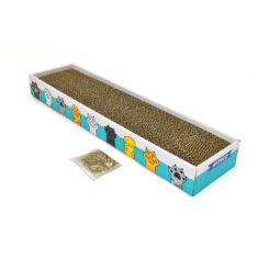 NAYECO Poste para arranhar gatos com catnip taby cat 48 x 13 x 5 cm