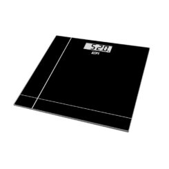 Balança  para casa de banho digital preta MAX 180kg EDM