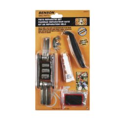 KIT com ferramentas multiúsos  para reparação de bicicletas