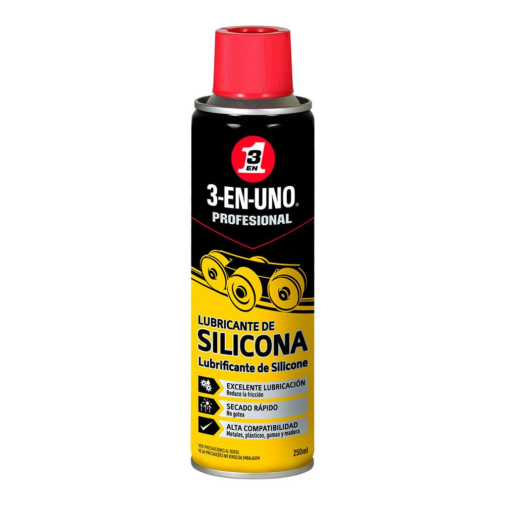 3 EN 1 Lubrificante de silicone 250ml 34468 3 em 1