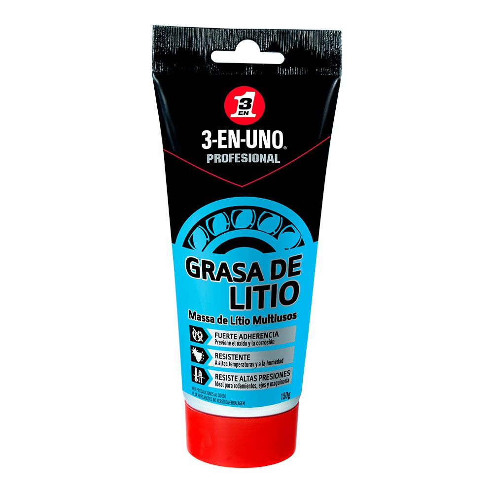 3 EN 1 Graxa multiuso de lítio 3 em 1 tubo 150 g