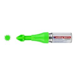 Marcador spray de tinta fluorescente de giz verde para furos
