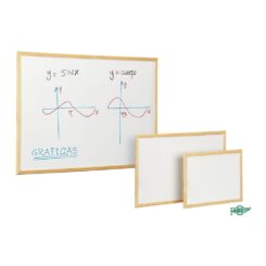 Quadro-branco com moldura de madeira 30x40cm faibo