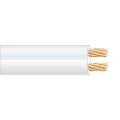 SEDILES Cabo telefônico paralelo 2 vias branco euro/m