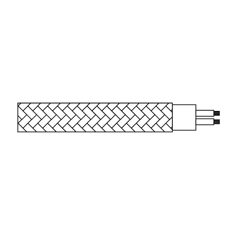 Carretel de cabo cordão tubular H03VV-F 2 x 0,75 mm² castanho, 25 m - Image 2
