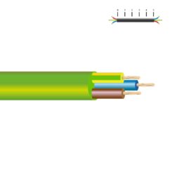 SEDILES Mangueira rz1-k 3 g 1,50 mm² verde euro/m