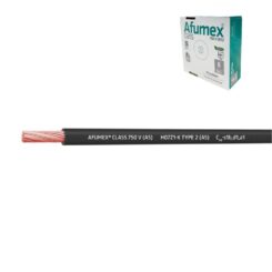 Cabo H07Z1-K(AS) 1,5 mm² preto euro/m