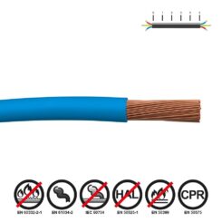 SEDILES Cabo h07z1-k 2,50 mm² azul euro/m