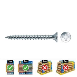 Caixa 200 unidades. parafuso para madeira escareada pozi din/ref vlox ø4x30mm zincado+lubr. zelo