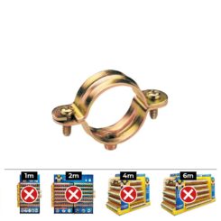 Caixa 100 unid. abraçadeira l Ø18x43mm din/ref l celo