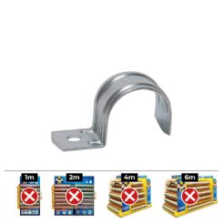 Caixa 100 unid. agrafos Ø22mm din/ref 922F celo