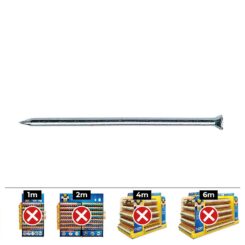 Caixa 100 unid. pontas CP Ø3,4x70mm din/ref CPQ aço zincado 93470CPQ celo