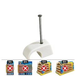 Caixa 100 unidades. medidor plastigrap multidi mplg 10-14 mm. COR branca