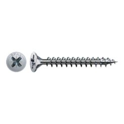 Caixa 100 unidades. parafuso para madeira cabeça chata wirox 3,5x20mm spax