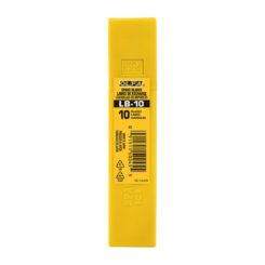 Cuchillas troceables plateadas 18 mm, juego 10 uds