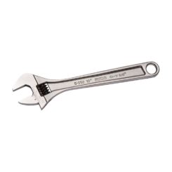 Llave ajustable (inglesa) de moleta central 10 pulg cromada