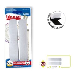 Blister de fita adesiva de fechamento 2x50cm hidalgo branco