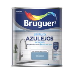 Tinta para azulejos (parede) à base de água azul oceano acetinado 750 ml
