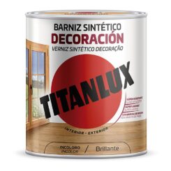 TITAN Verniz decorativo sintético incolor brilhante 750 ml