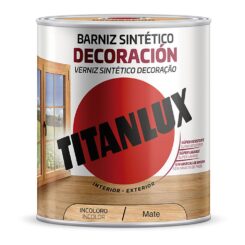 TITAN Verniz decorativo sintético incolor fosco 750 ml