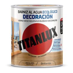 TITAN Verniz ecológico à base de água para decoração, incolor brilhante 750 ml