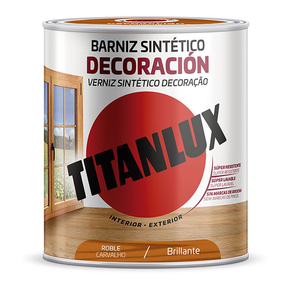 Verniz sintético para decoração em carvalho brilhante 250 ml