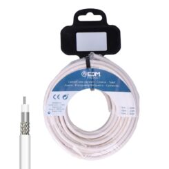 EDM Enrolador de cabo coaxial de alumínio blindado 50 m