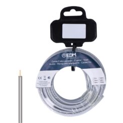EDM Enrolador de cabo h07z1-k 1,50 mm² cinza, 25 m