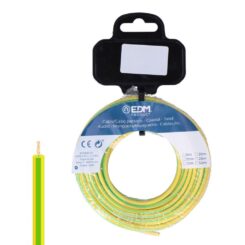 EDM Enrolador de cabo h07z1-k 6,00 mm² bicolor, 10 m