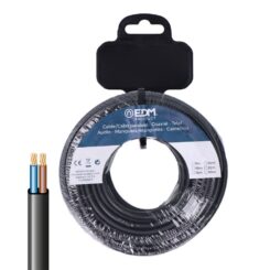 Rolo de cabo paralelo H03VV-F 2 x 0,75 mm² preto, 25m